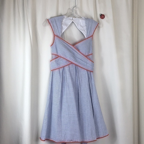 Jessica Simpson, retro dress, fully lined, EUC, 4. - Picture 1 of 8